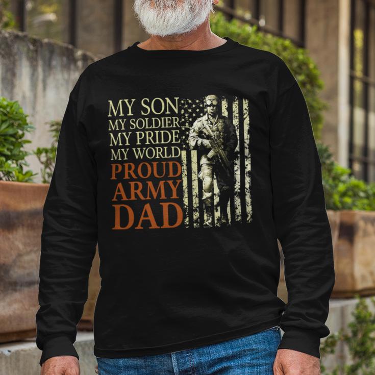 My Son My Soldier My Pride My World 696 Shirt Unisex Long Sleeve Gifts for Old Men