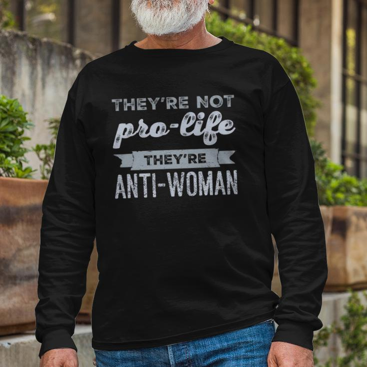 Pro Choice Reproductive Rights March Feminist Long Sleeve T-Shirt T-Shirt Gifts for Old Men