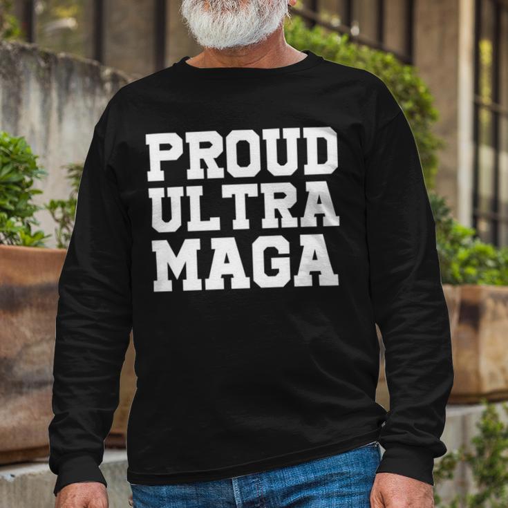 Proud Ultra Maga V10 Unisex Long Sleeve Gifts for Old Men