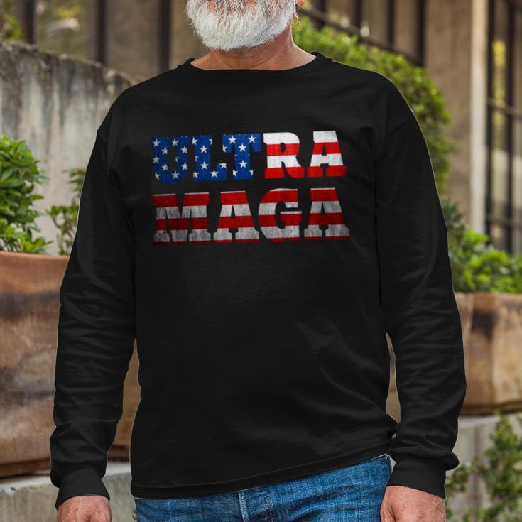 Proud Ultra Maga V11 Unisex Long Sleeve Gifts for Old Men