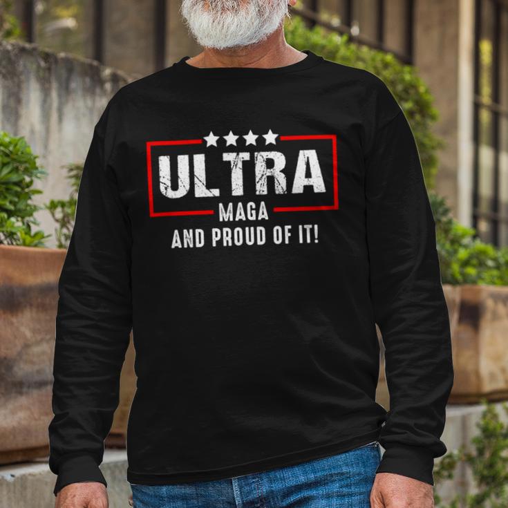 Proud Ultra Maga V8 Unisex Long Sleeve Gifts for Old Men