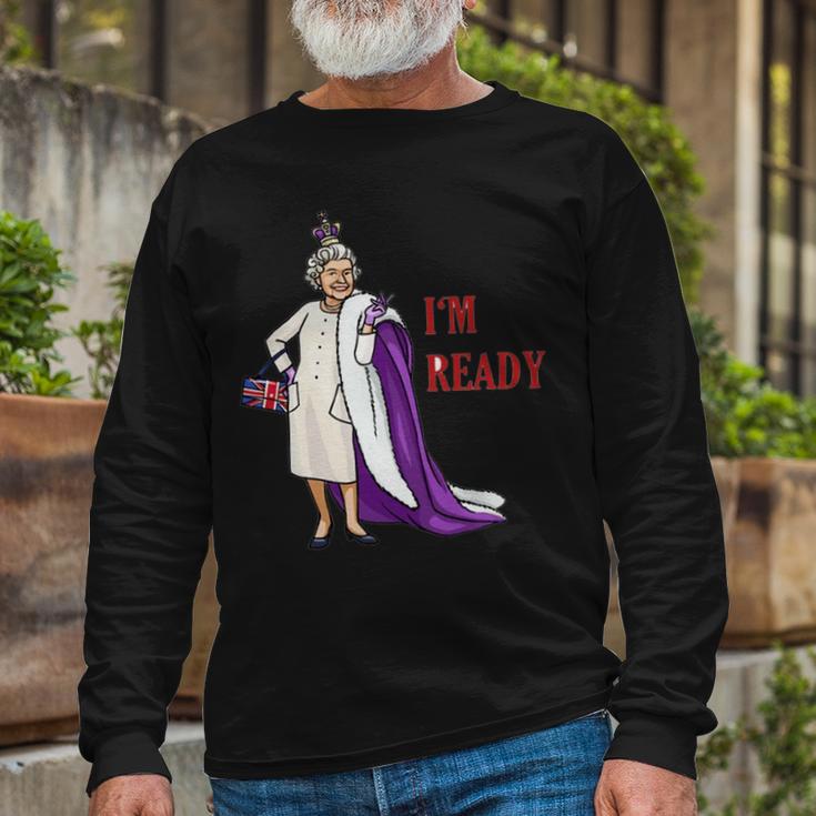 Queens Platinum Jubilee V3 Unisex Long Sleeve Gifts for Old Men