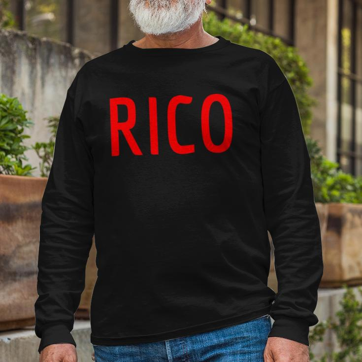 Rico Puerto Rico Three Part Combo Part 3 Puerto Rican Pride Long Sleeve T-Shirt T-Shirt Gifts for Old Men