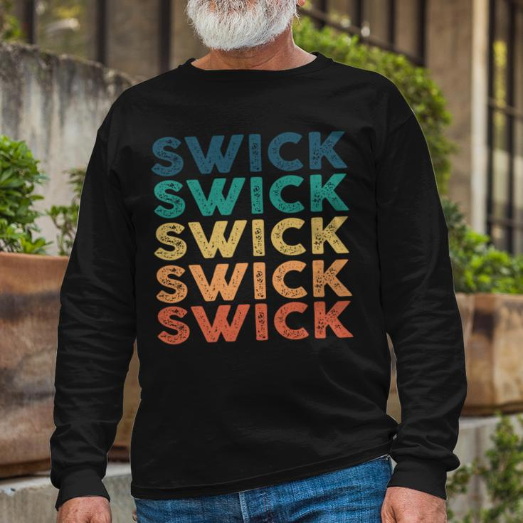 Swick Name Shirt Swick Name Long Sleeve T-Shirt Gifts for Old Men
