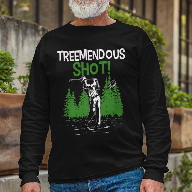 Treemendous Golf Shot In The Trees 66 Trending Shirt Unisex Long Sleeve Gifts for Old Men