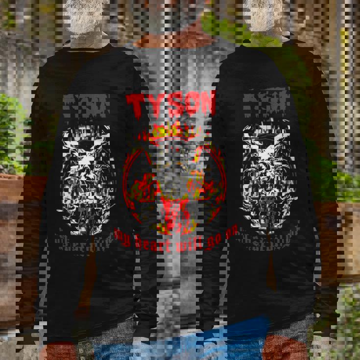 Tyson Name Tyson Name Halloween Long Sleeve T-Shirt Gifts for Old Men
