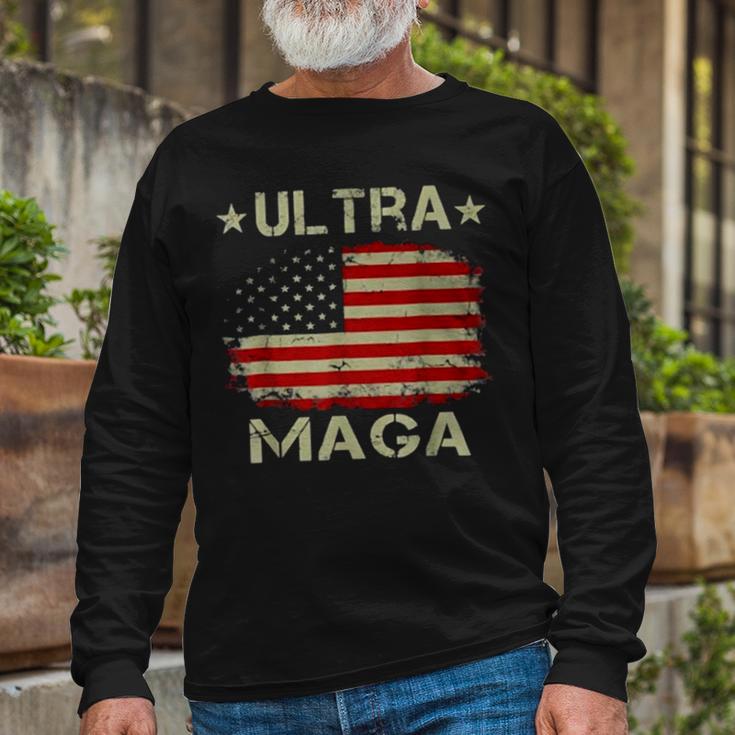 Ultra Maga And Proud Of It A Ultra Maga And Proud Of It V10 Unisex Long Sleeve Gifts for Old Men