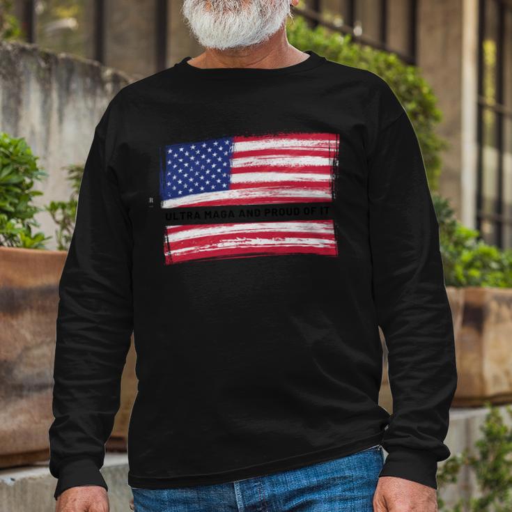 Ultra Maga And Proud Of It A Ultra Maga And Proud Of It V12 Unisex Long Sleeve Gifts for Old Men