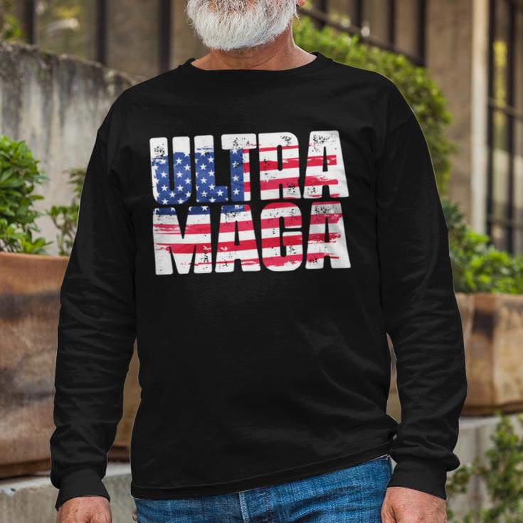 Ultra Maga And Proud Of It A Ultra Maga And Proud Of It V17 Unisex Long Sleeve Gifts for Old Men