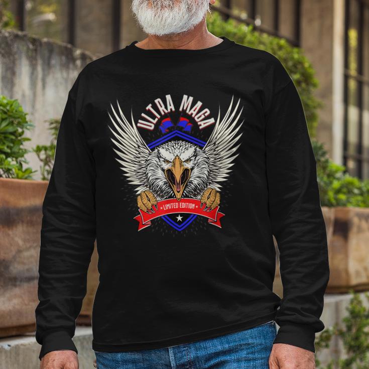 Ultra Maga Eagle Proud Ultra Maga Unisex Long Sleeve Gifts for Old Men