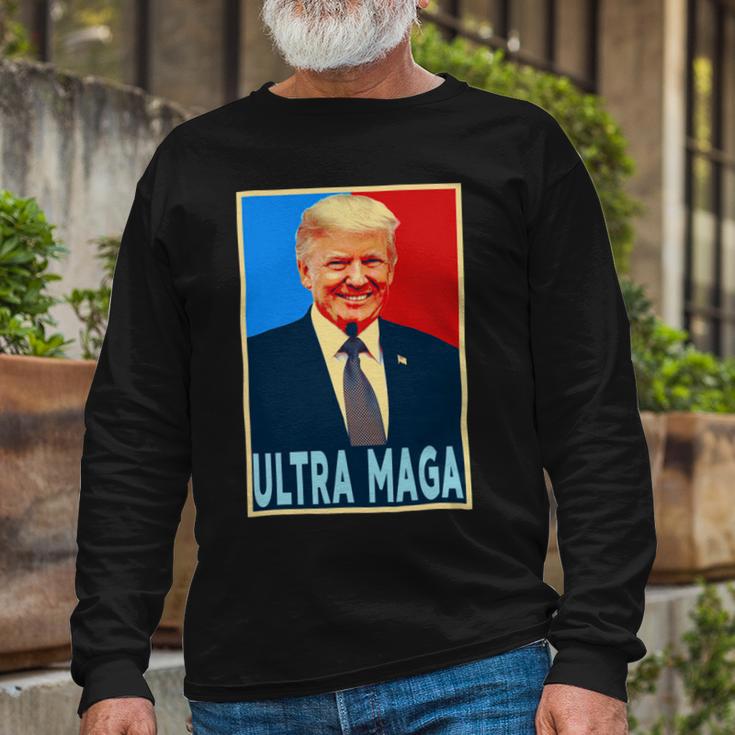 Ultra Maga President Donald Trump Gift Unisex Long Sleeve Gifts for Old Men