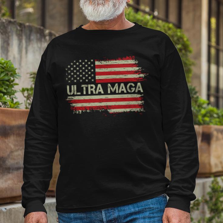 Ultra Maga Trump V2 Unisex Long Sleeve Gifts for Old Men