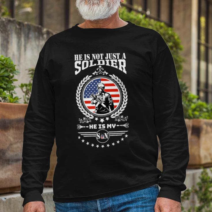 Veteran Veterans Day Us Army Military 35 Navy Soldier Army Military Long Sleeve T-Shirt Gifts for Old Men