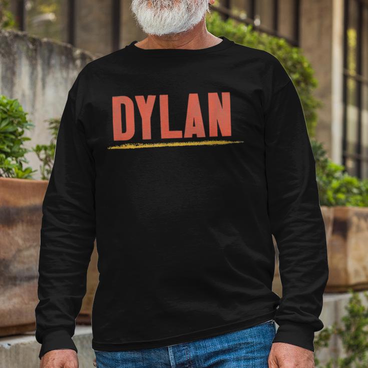 Vintage Retro Bob Dylan&X27S Underline Fans Art Men Women Unisex Long Sleeve Gifts for Old Men