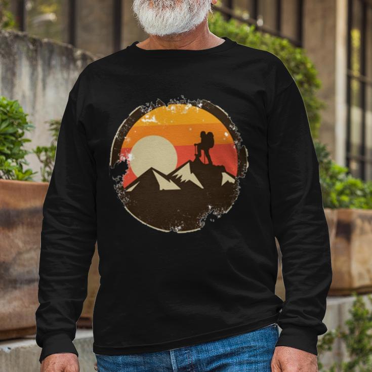 Vintage Retro Rock Climber 161 Shirt Unisex Long Sleeve Gifts for Old Men