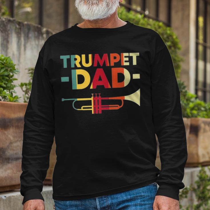 Vintage Trumpet Cool Retro Trumpet Player 159 Shirt Unisex Long Sleeve Gifts for Old Men