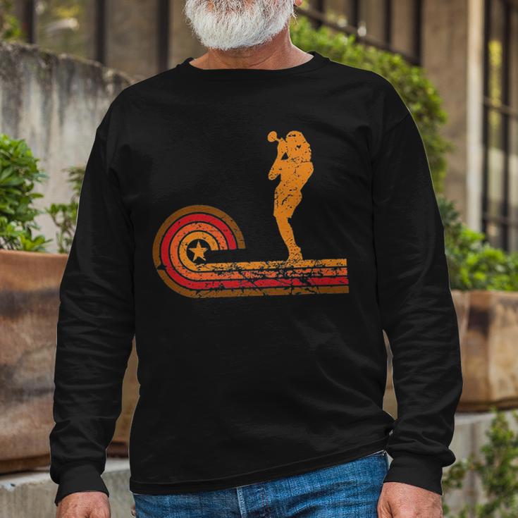 Vintage Trumpet Cool Retro Trumpet Player 162 Shirt Unisex Long Sleeve Gifts for Old Men