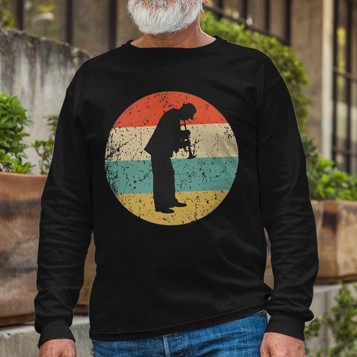 Vintage Trumpet Cool Retro Trumpet Player 164 Shirt Unisex Long Sleeve Gifts for Old Men