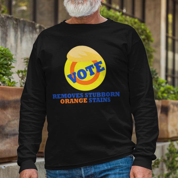 Vote Removes Stubborn Orange Stains 903 Shirt Unisex Long Sleeve Gifts for Old Men