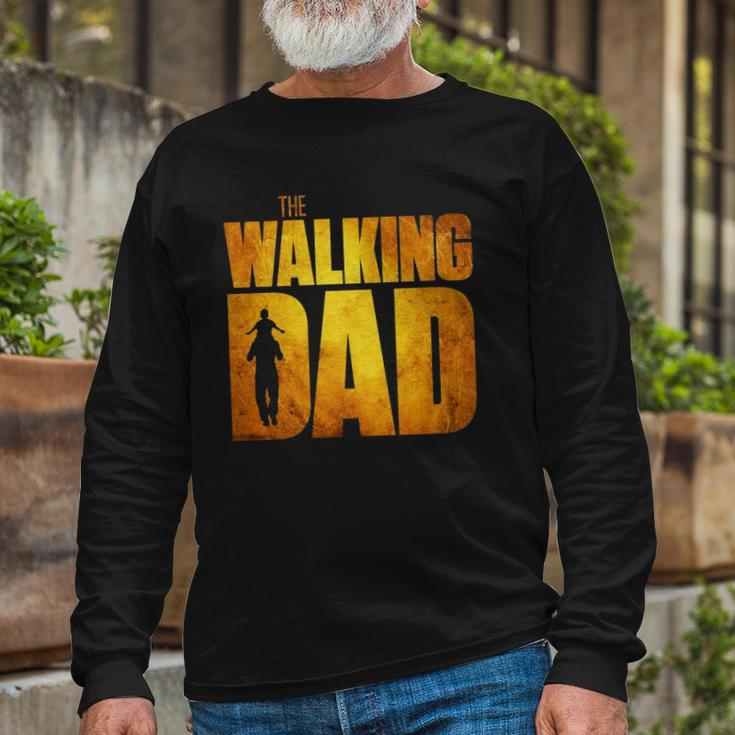 Walking Dad Fathers Day Best Grandfather Fun Long Sleeve T-Shirt T-Shirt Gifts for Old Men