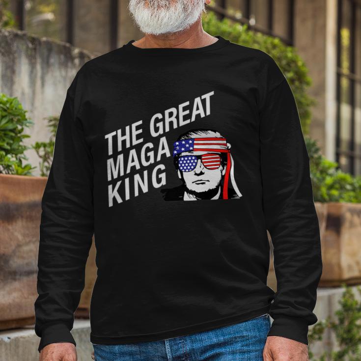 Womens The Great Maga King Trump Ultra Maga Unisex Long Sleeve Gifts for Old Men