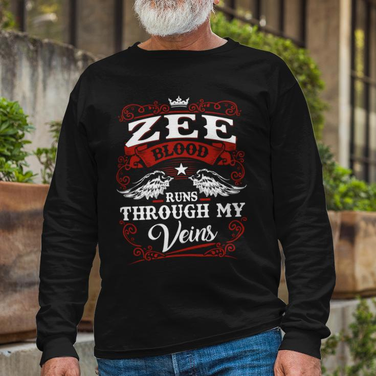 Zee Name Shirt Zee Name Long Sleeve T-Shirt Gifts for Old Men