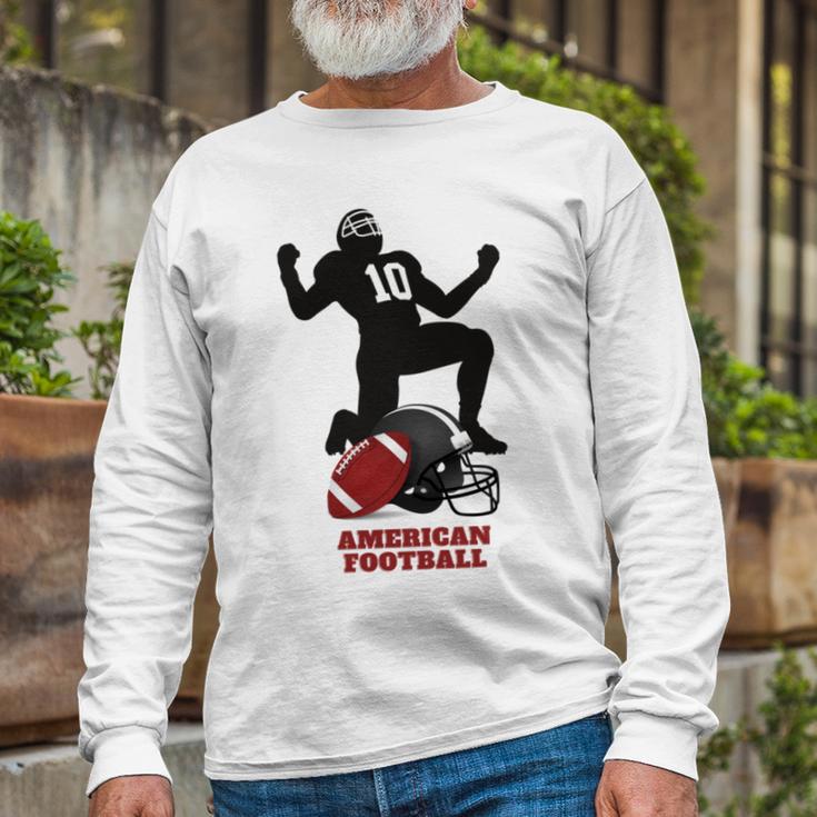 American Football Unisex Long Sleeve Gifts for Old Men