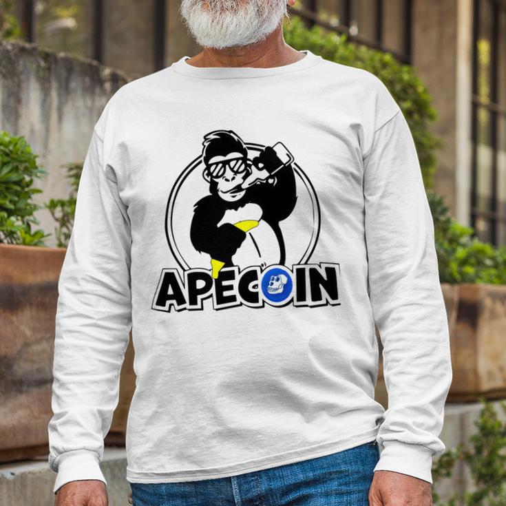 Apecoin Funny Unisex Long Sleeve Gifts for Old Men