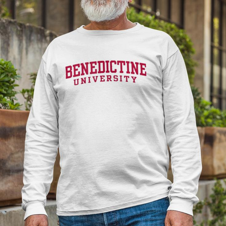 Benedictine University Teacher Student Long Sleeve T-Shirt T-Shirt Gifts for Old Men