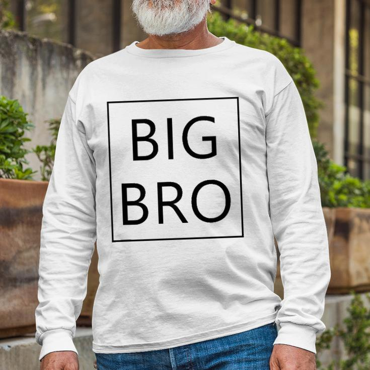 Big Bro Brother Announcement Dada Mama Matching Long Sleeve T-Shirt T-Shirt Gifts for Old Men