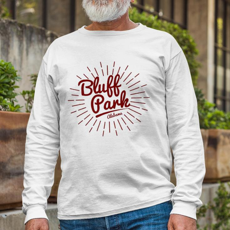 Bluff Park Al- Bluff Park Neighborhood Hoover Al Long Sleeve T-Shirt T-Shirt Gifts for Old Men