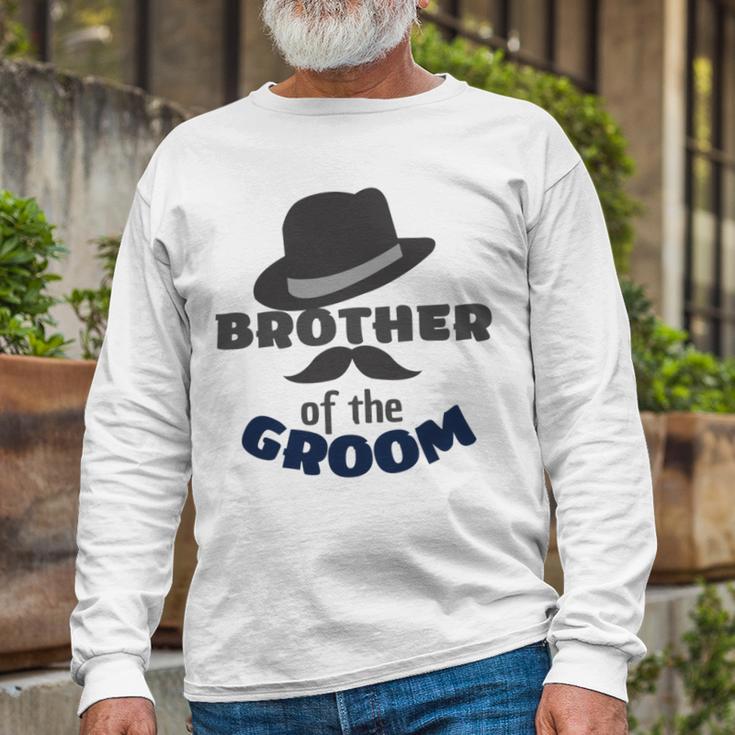 Brother Of The Groom Matching Bridal Party For Family Unisex Long Sleeve Gifts for Old Men