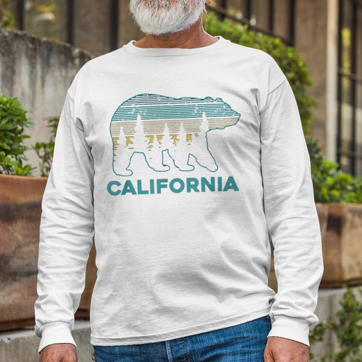 California Bear Vintage Retro Nature Hiking Souvenir 465 Trending Shirt Unisex Long Sleeve Gifts for Old Men