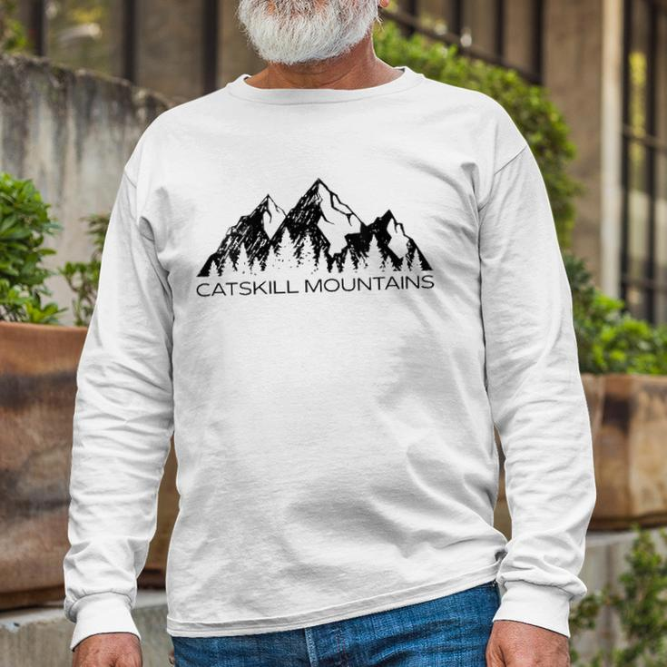 Catskill Mountains New York Long Sleeve T-Shirt T-Shirt Gifts for Old Men