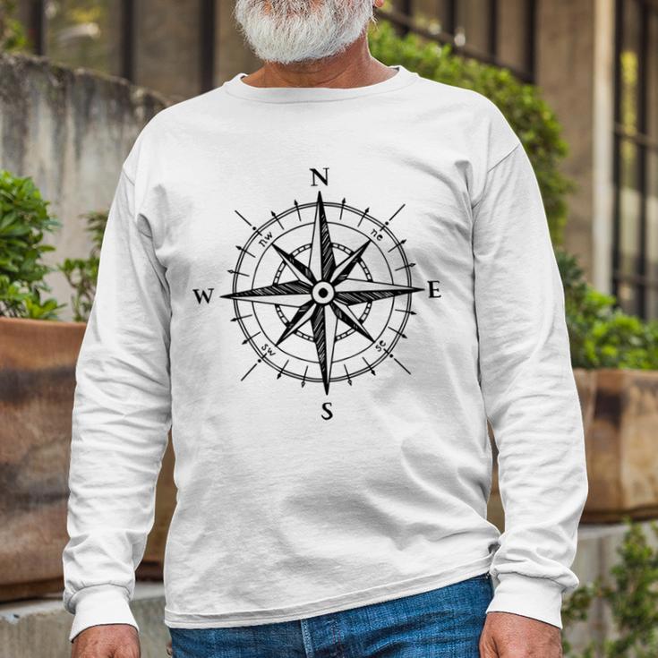 Compass Unisex Long Sleeve Gifts for Old Men