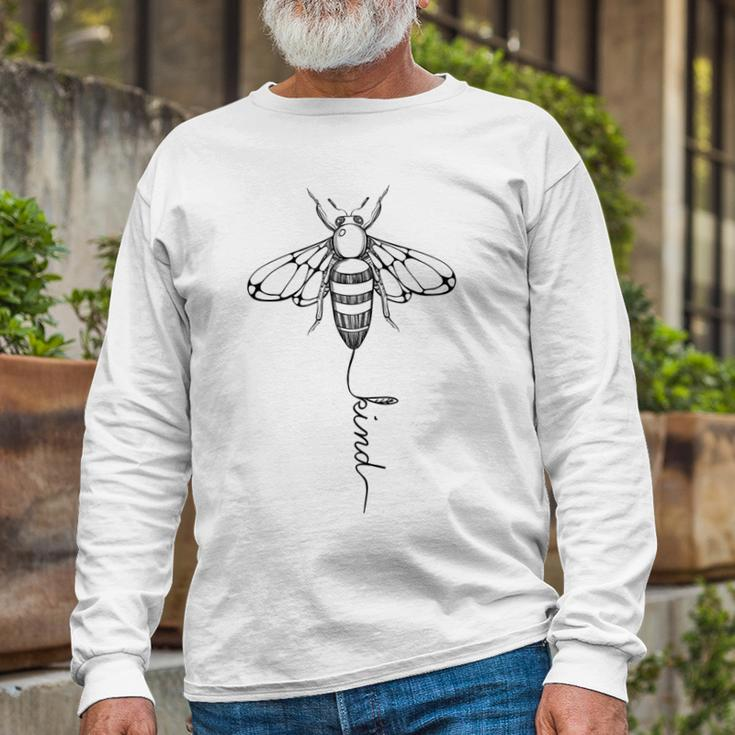 Cool Bee Kind Summer Be Kind Kindness Men Women Long Sleeve T-Shirt Gifts for Old Men