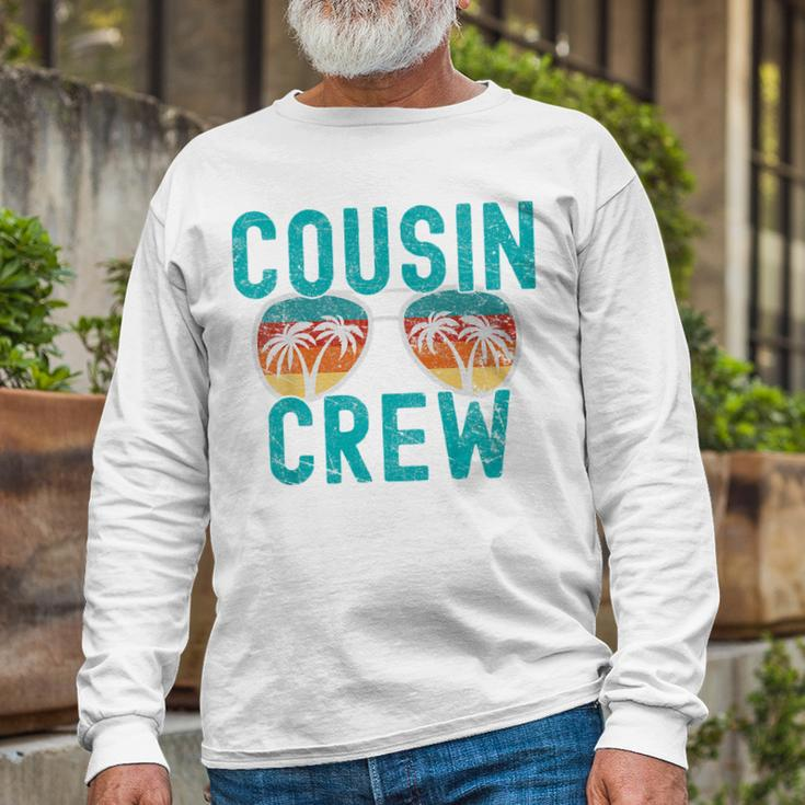 Cousin Crew Vacation Summer Vacation Beach Sunglasses Long Sleeve T-Shirt Gifts for Old Men