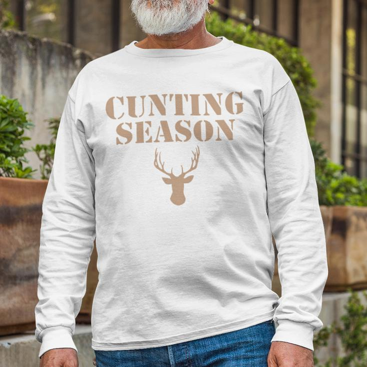 Cunting Season Essential Long Sleeve T-Shirt Gifts for Old Men