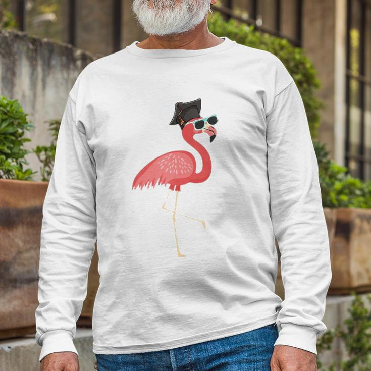 Cute Graduation 2022 Flamingo Grad 2022 Graduating Flamingo Long Sleeve T-Shirt T-Shirt Gifts for Old Men
