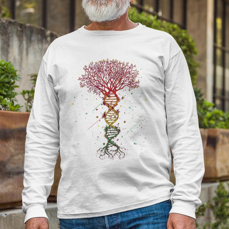 Dna Tree Life Funny Unisex Long Sleeve Gifts for Old Men