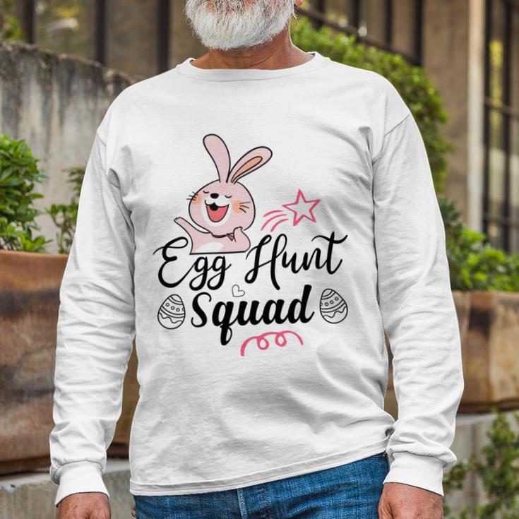 Egg Hunt Squad Unisex Long Sleeve Gifts for Old Men