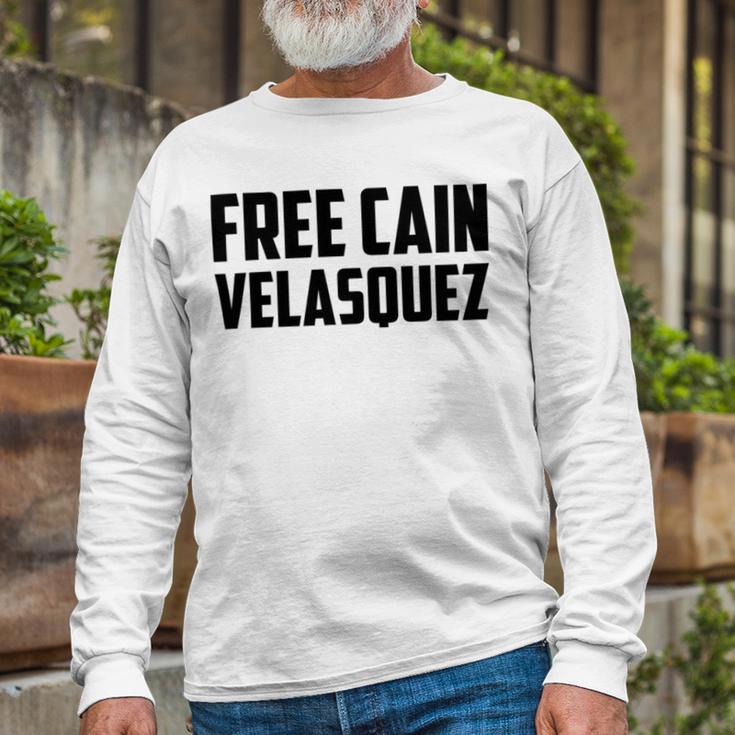 Free Cain Velasquez V5 Unisex Long Sleeve Gifts for Old Men