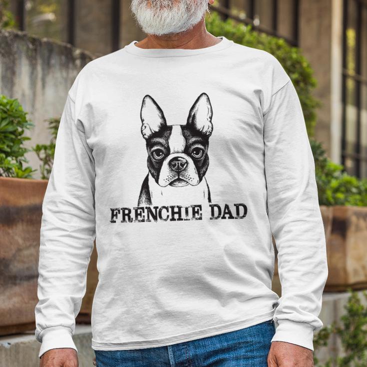 Frenchie Dad French Bulldog Dog Lover Funny Men 605 Trending Shirt Unisex Long Sleeve Gifts for Old Men