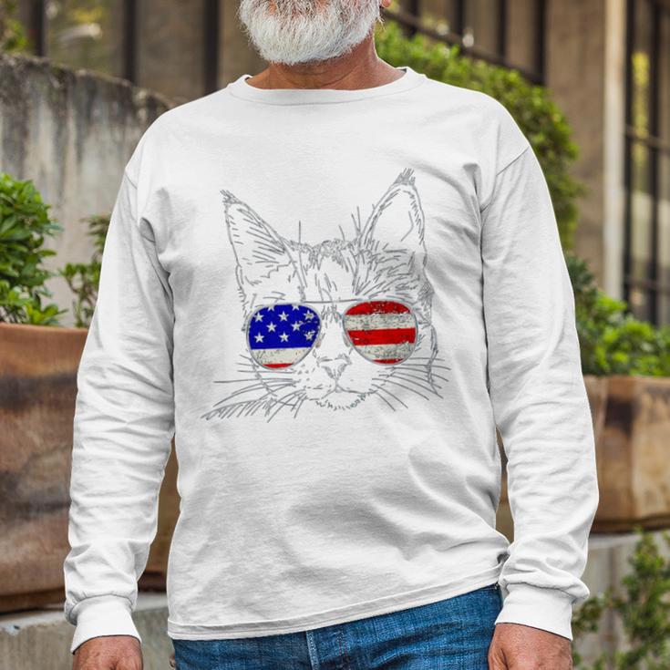 Funny Cat V2 Unisex Long Sleeve Gifts for Old Men