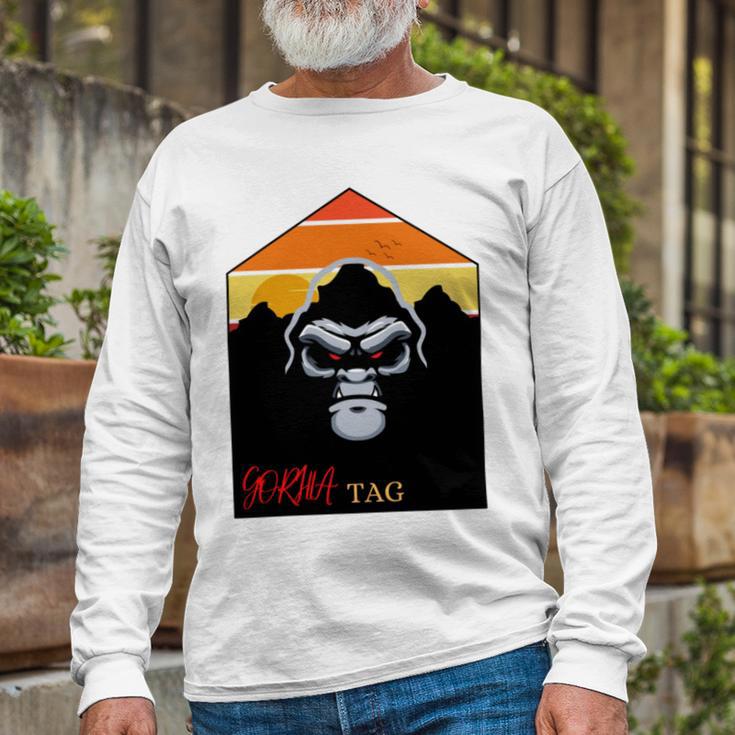 Gorilla Tag Pfp Maker Gorilla Tag Mountain Unisex Long Sleeve Gifts for Old Men