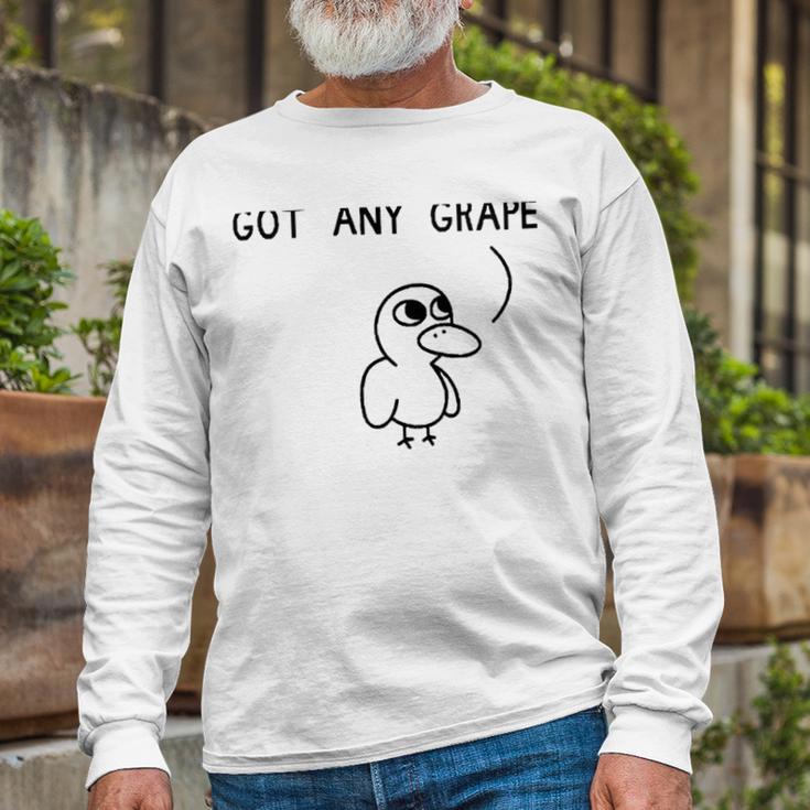 Got Any Grapes Unisex Long Sleeve Gifts for Old Men