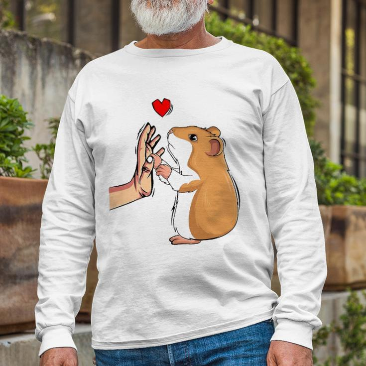 Hamster Lover Hammy Girls Long Sleeve T-Shirt T-Shirt Gifts for Old Men