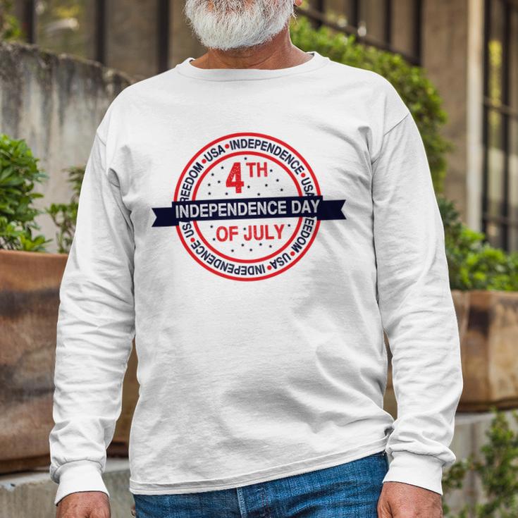 Happy 4Th Of July Usa Freedom Unisex Long Sleeve Gifts for Old Men