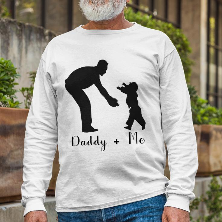 Happy Fathers Day I Love Father Daddy And Me Long Sleeve T-Shirt T-Shirt Gifts for Old Men