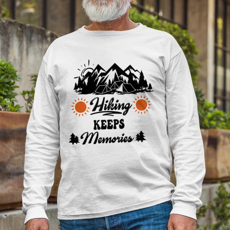 Hiking Keeps Memories V2 Unisex Long Sleeve Gifts for Old Men